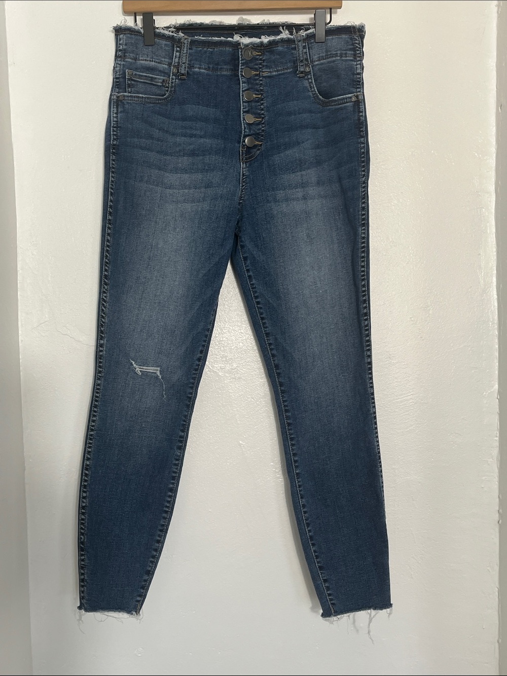 Kut from the Kloth Connie Fab AB Skinny Jeans with Button Fly